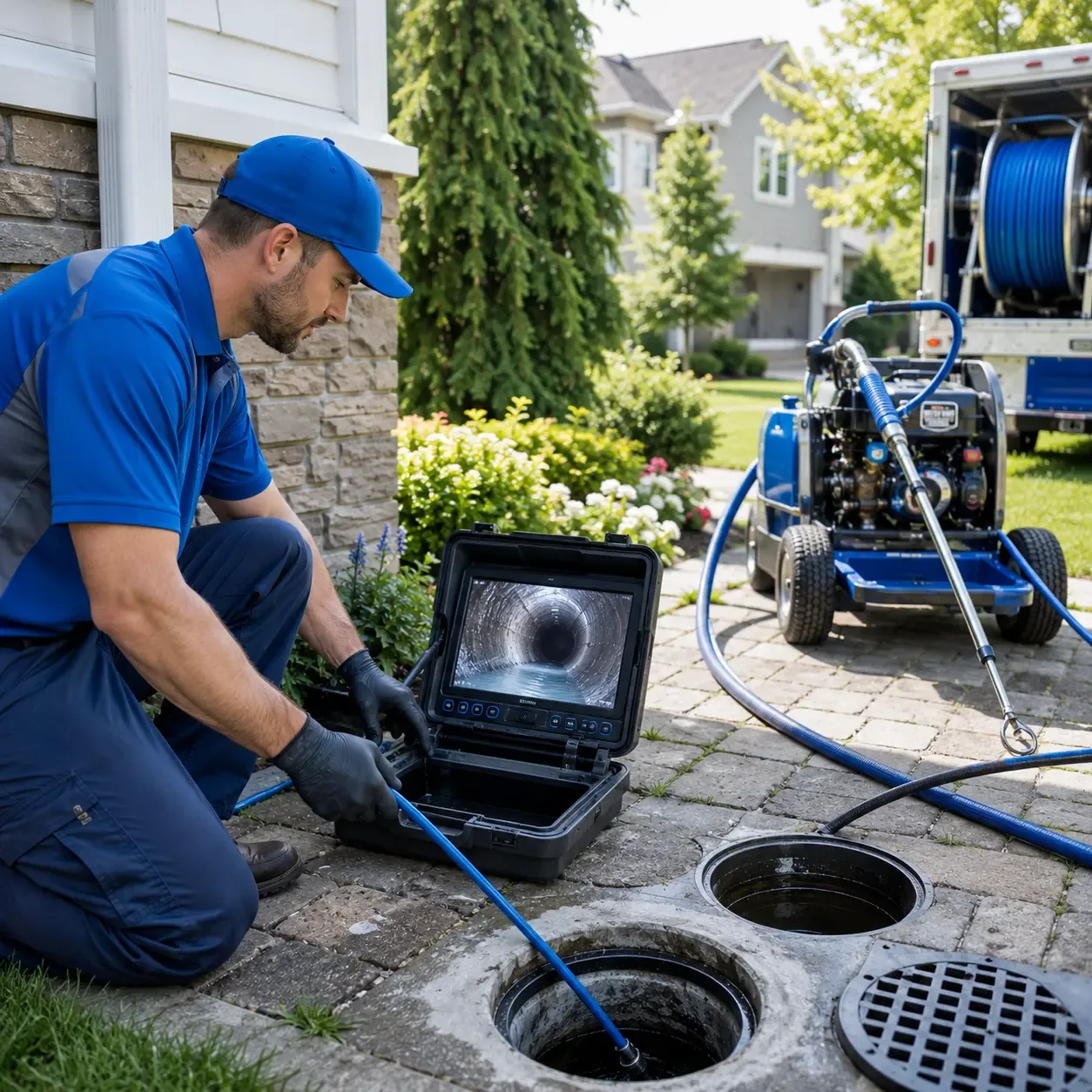 Outdoor drain cleaning professionals serving Solo, MO